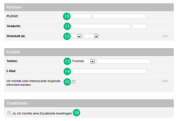 how to order a santander credit card