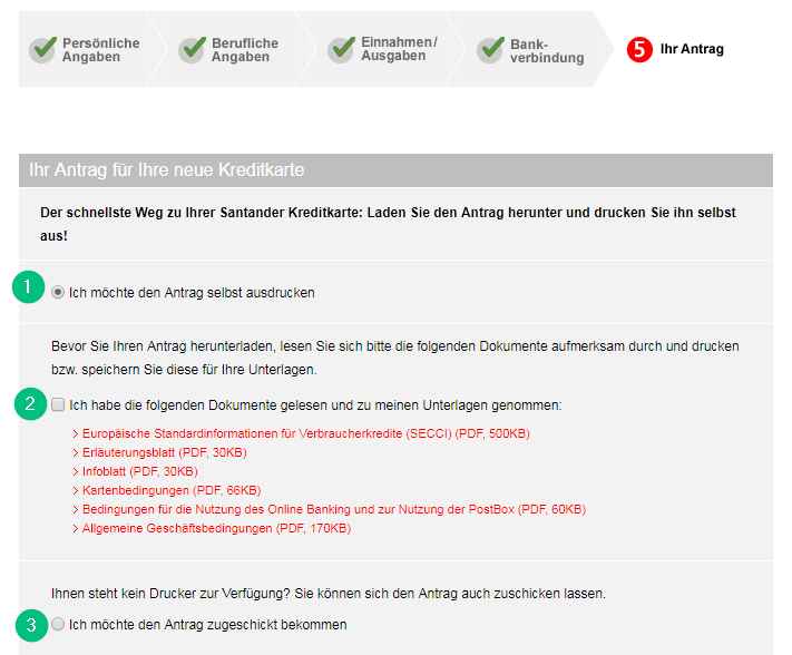 How To Order A Santander Credit Card Germanymore De