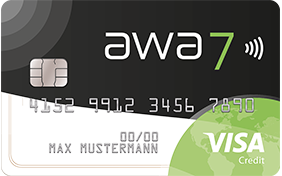 awa7 visa credit card